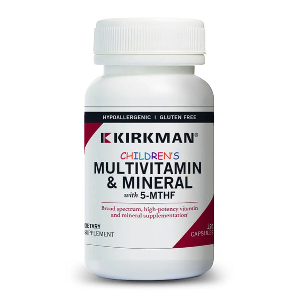 Multivitamine-minerale pentru copii cu 5-MTHF 120 CAPSULE de la Kirkman