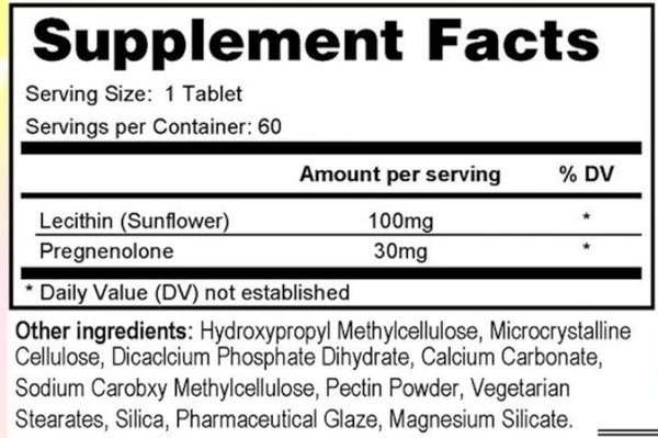 Pregnenolon Uspokajający 60 Tabletek