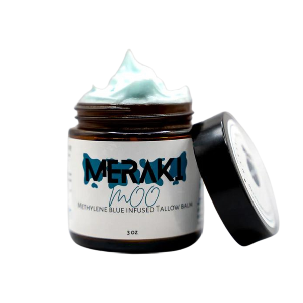 Meraki Moo Methylene Blue Infused Tallow Balm 4oz