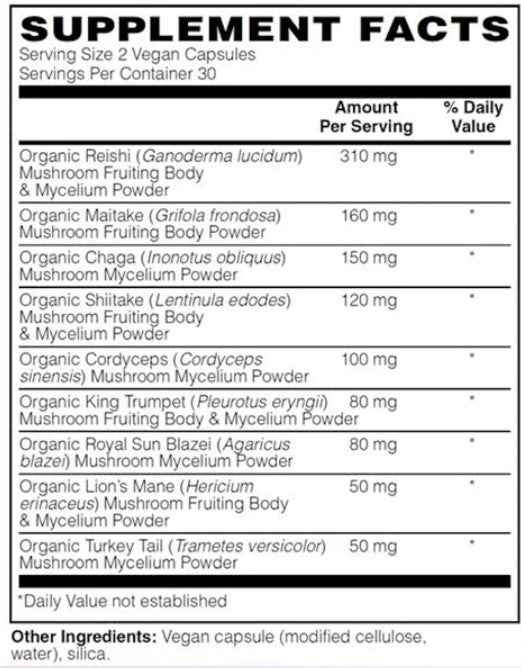 Champignon Immunitaire 60 Gélules