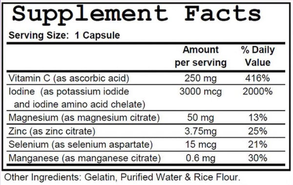 Io-Dine-Omyte 120 capsule