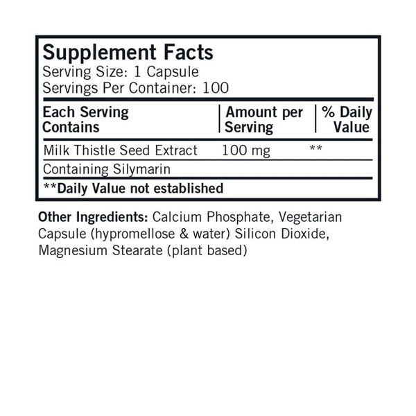 Chardon-marie 100mg 100 gélules