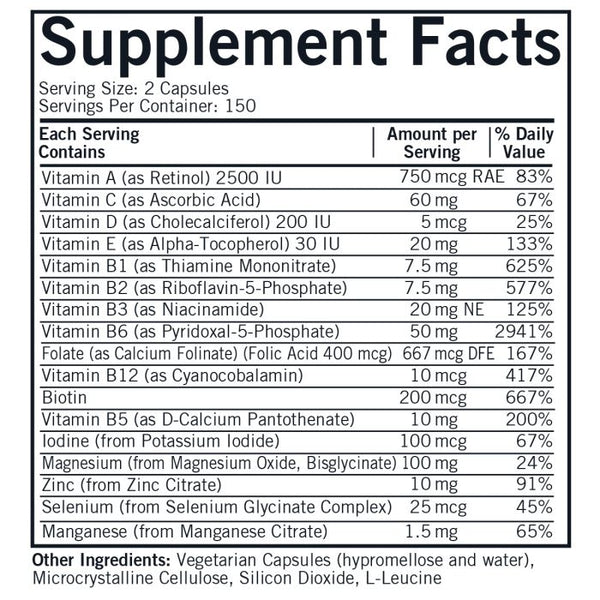 Nu-Thera® cu 5 mg P-5-P hipoalergenic 300 capsule