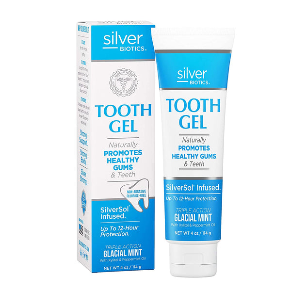 Gel de dinți Silver Biotics 4oz/114g