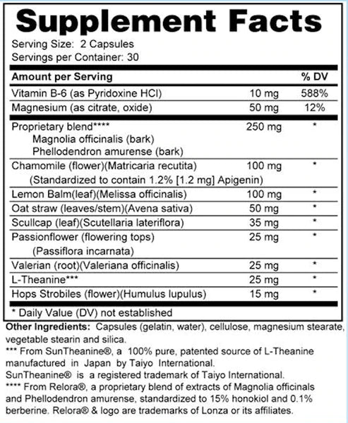 Spectrum Tranquility 60 Capsules