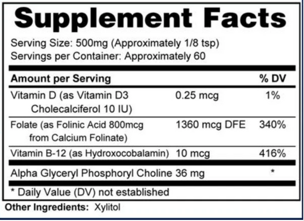 Super Folinsäure 30 g Pulver