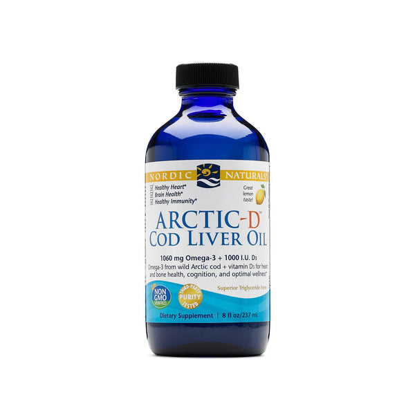 Artic-D levertraan met vitamine D-citroensmaak 8oz