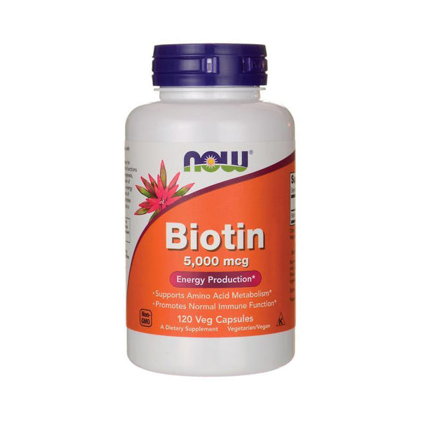 Biotin 5,000mcg 120 Capsules