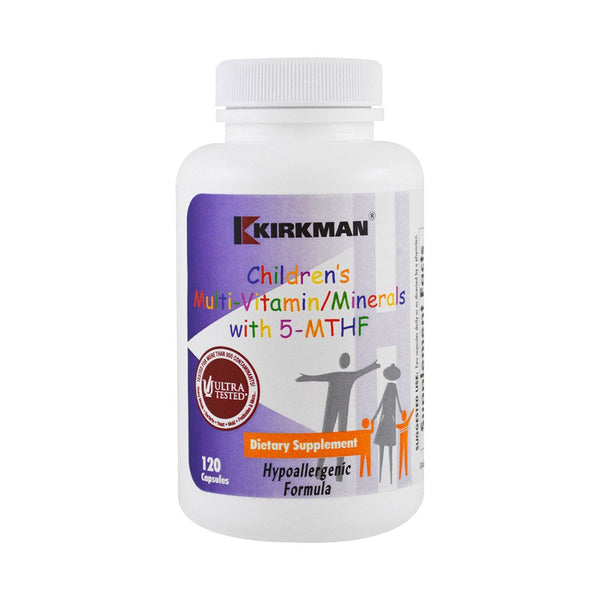 Multivitamínico-Mineral para niños con 5-MTHF 120 CÁPSULAS el Kirkman