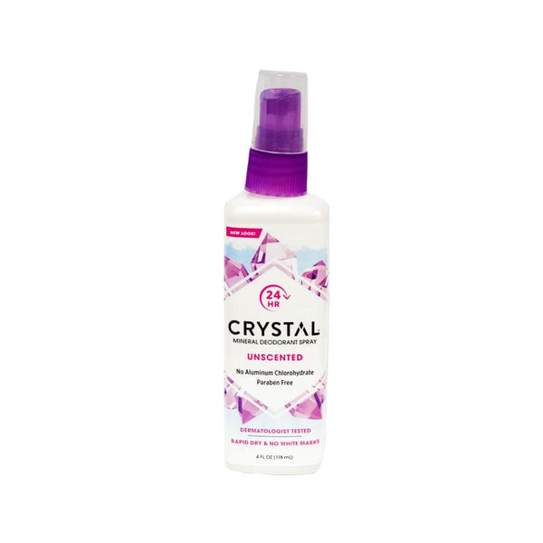 Spray déodorant pour le corps Crystal 4oz