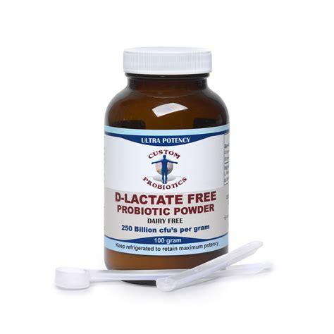 D-Lactate Free Powder 100grams by Custom Probiotics