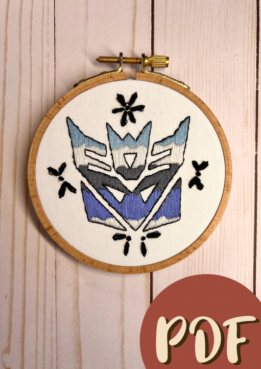 Transformers Inspired Optimus Prime 6 Inch Embroidery Pattern – Jessa Makes