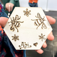 connieflowerart pyrography workshop makers central 2023