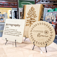 connieflowerart sample pyrography pieces makers central 2023