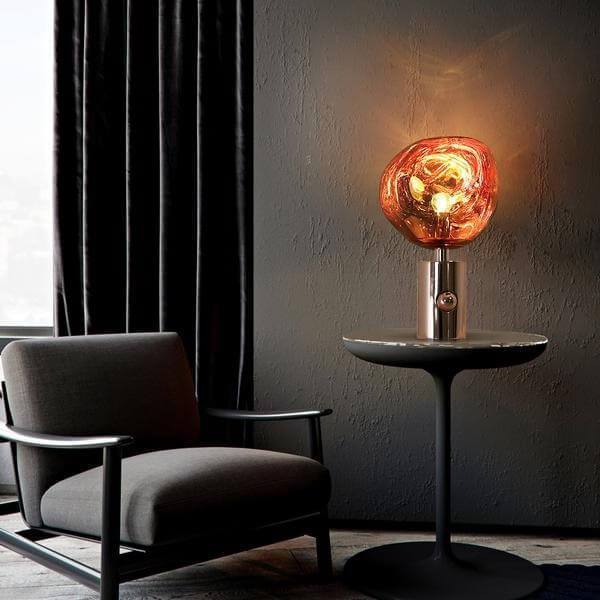 hospita Inefficiënt Ontoegankelijk Modern Melt Led Table Lamp Tom Dixon Gold/Chrome