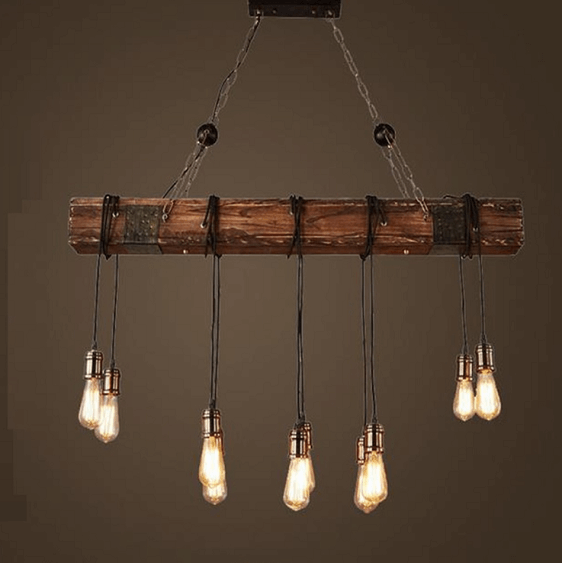 Buy Rustic Wall Lamp Boho Reading Lamp Made of Knotwood Wood Forest Lamp  Branch Pendant Lamp Branch Home Office Vintage Wood Light Natural Lighting  Online in India 