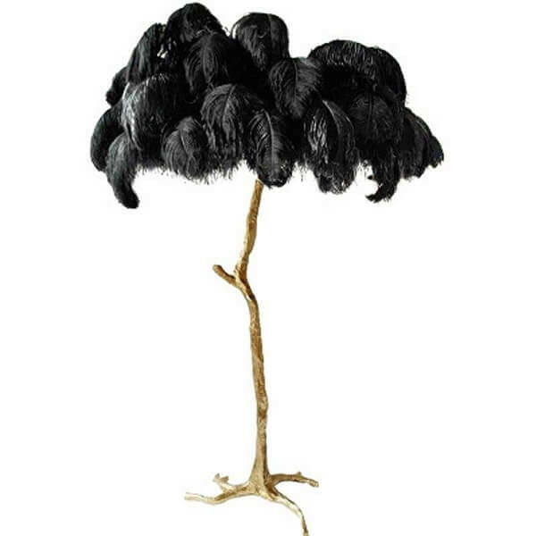 palmera luxury feather lamp