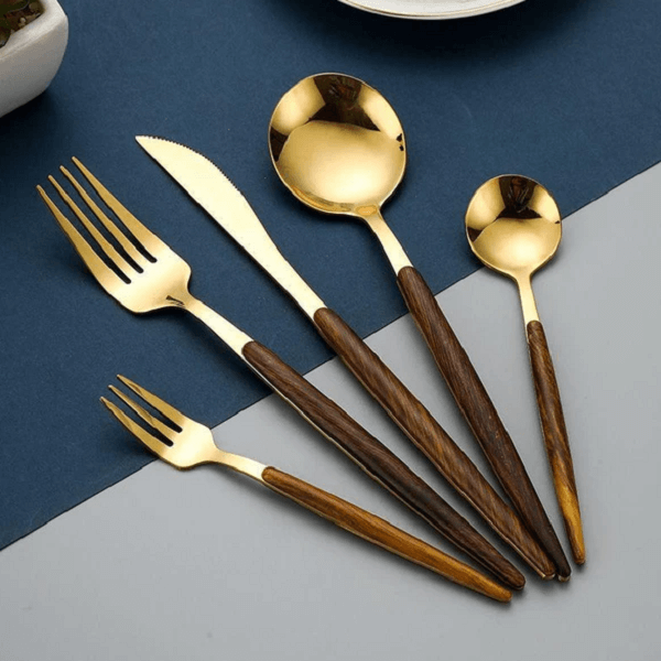 Onyx Jet Black Silverware Set - GEEKYGET