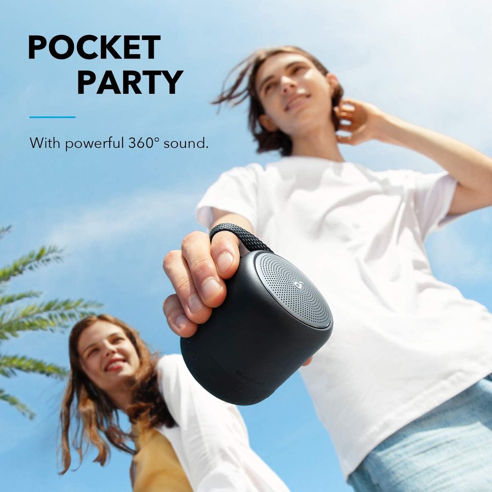 soundcore Mini 3 | Mini enceinte Bluetooth pour fêtes-Black