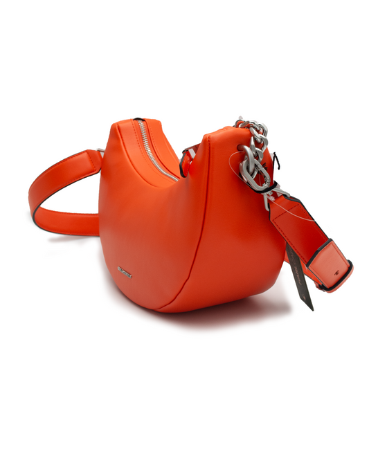 KARL LAGERFELD K/ID MD HALF MOON BAG -ORANGE