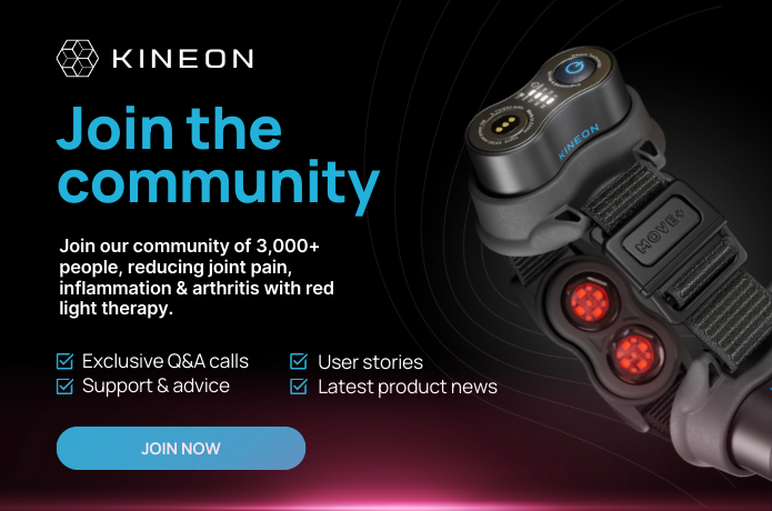 banner sharing the Kineon Facebook community