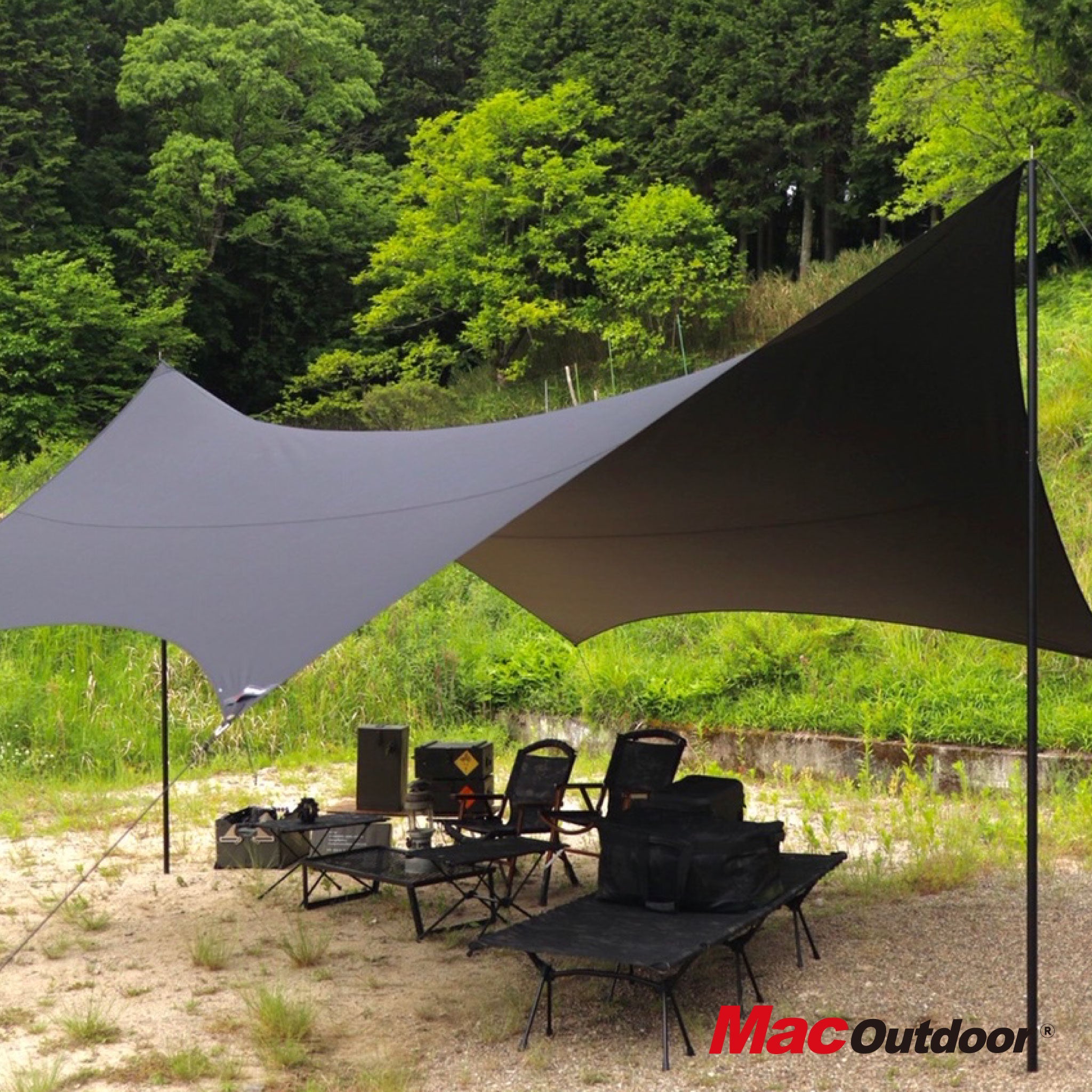 MacOutdoor MacOne Charcoal マックワン チャコール L | www