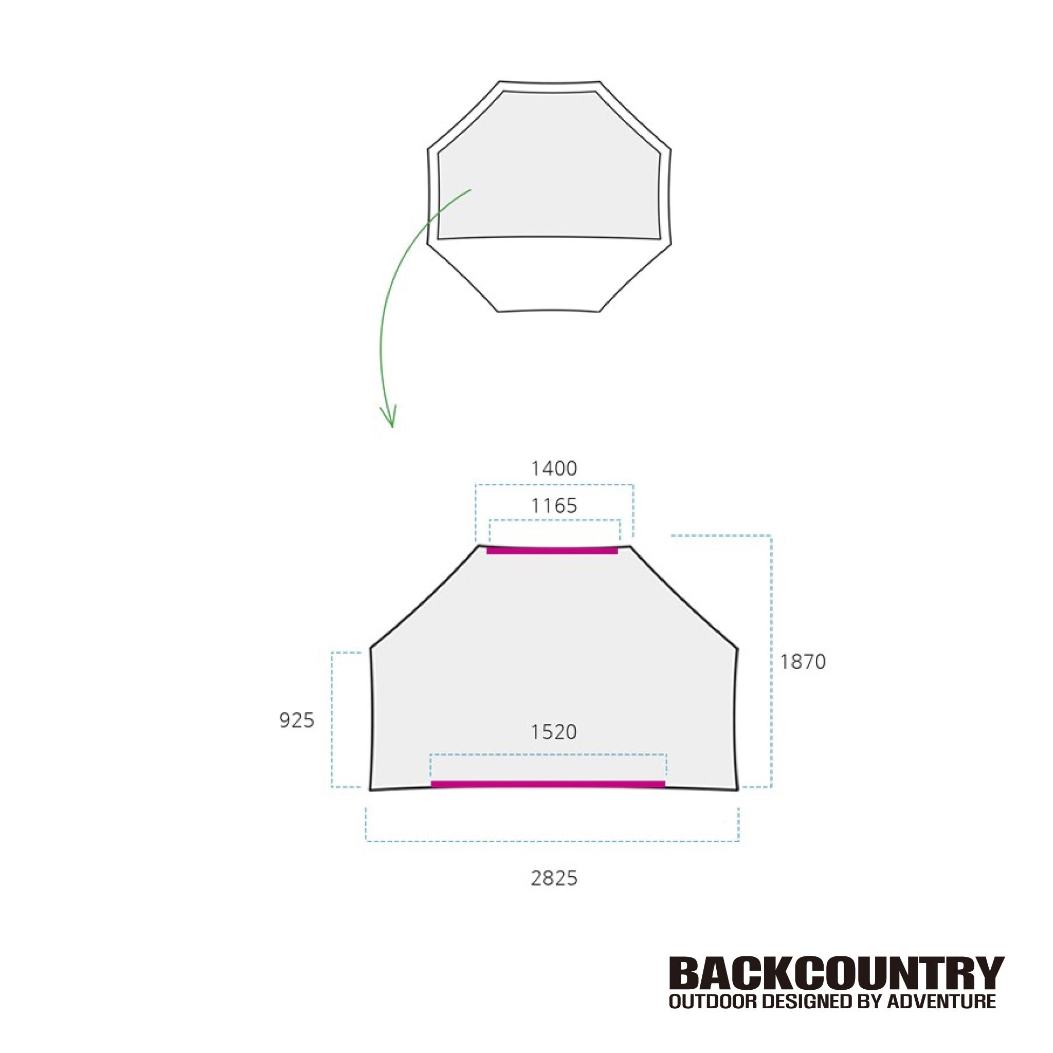 BackCountry Orison Shelter inner – eight