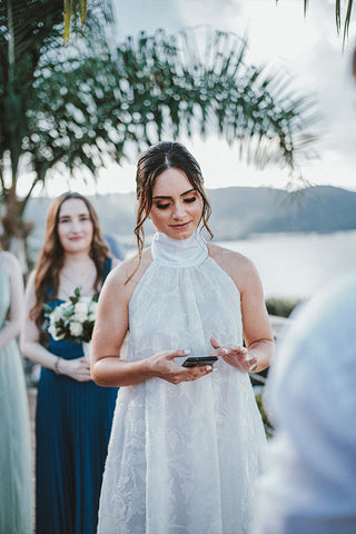 wedding day hair and makeup look