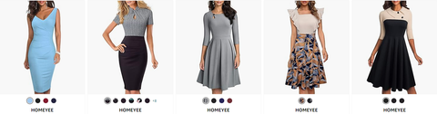 HOMEYEE dress styles
