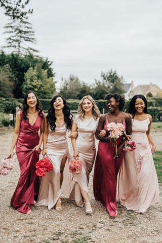 silk bridesmaid dresses