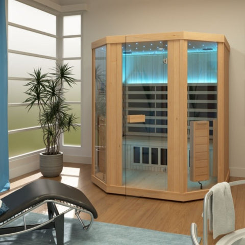 photo of a large infrared sauna in a clinic