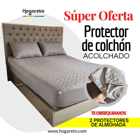 Protector de Colchón Para Cama Queen 160x190cm
