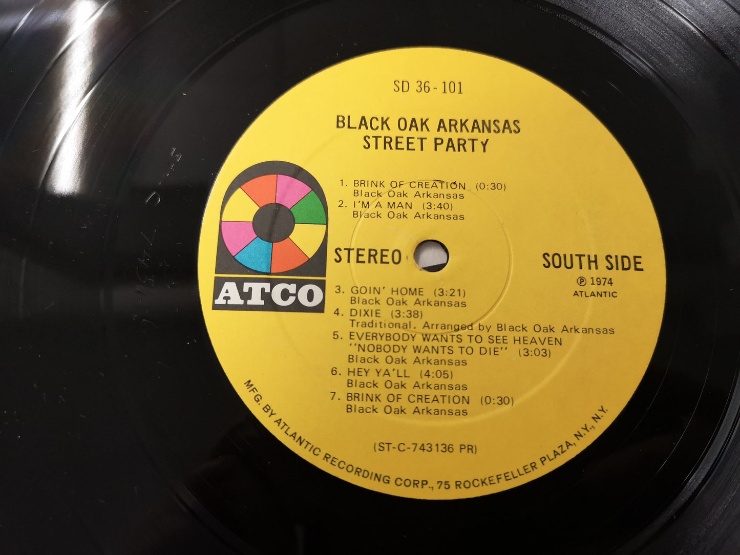 Black Oak Arkansas "Street Party" Orig US 1974 M-/M-
