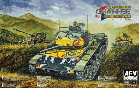 U.S. M24 Tank "Chaffee" - Korean War - AFV CLUB 1/35
