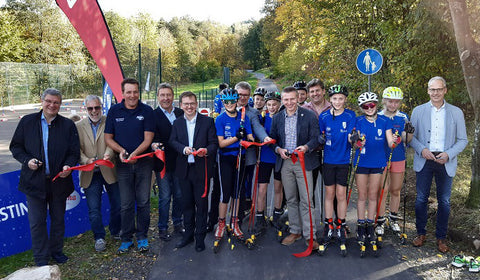 Eröffnung neue Skirollerbahn Gersfeld