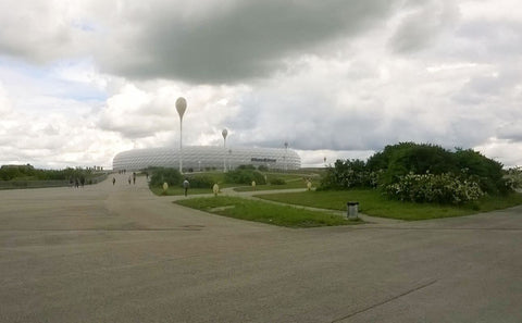 Skirollerstrecke an der Allianz Arena in München