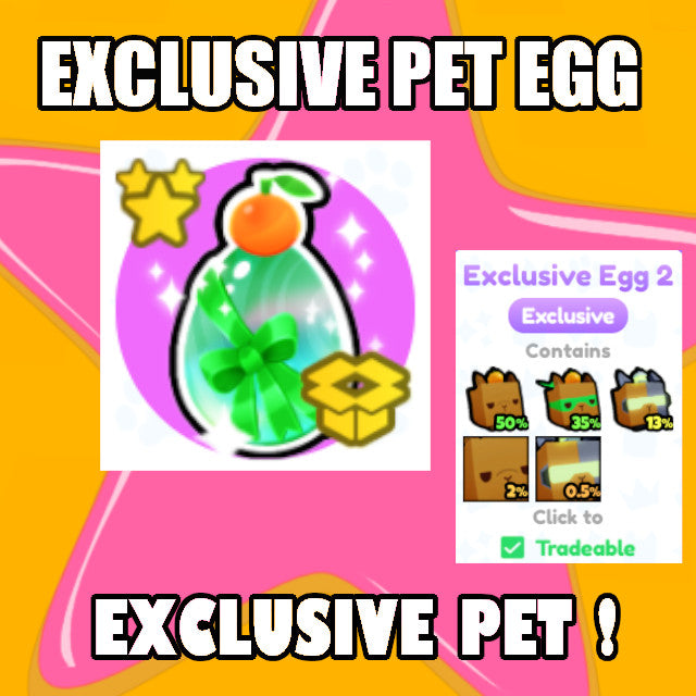 how to get exclusive egg in pet simulator x
