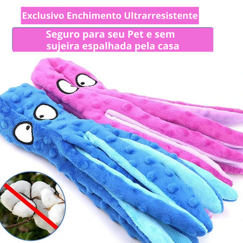 Brinquedo Polvo Mastigável Anti Stress para Cães - Movimento Pet