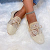 Fashion flat wedding shoes Rhinestone Flat Bling diamonds bridal shoes silver Beach Bohemian shoes