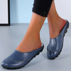 Vanccy Slippers Wear Leather Soft Soles And Comfortable Flat Shoes