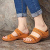 Vanccy Premium Faux Leather Embroidery Women Sandals