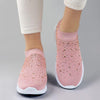 Women's Crystal Breathable Slip-On Walking Shoes