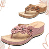 Vanccy Lightweight Flowers Clip Toe Sandals