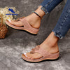 Sandals with Arch Support Anti-Slip wedges Sandal Vintage flower Flip Flop slippers comfortable Casual Wedge Sandals Shoes