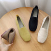 Vanccy Mesh Ballet Flats Women Square Toe Daily Loafers