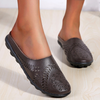 vanccy Casual All-match Hollow Slippers Closed Toe Slip On Walking Loafers