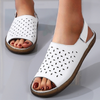 Vanccy Hollow Out Low Top Flat Heel Breathable Women's Sandals