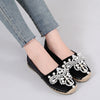 Soft Bottom Shallow Bottom Round Head Pearl Single Shoes Female