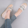 Soft Bottom Shallow Bottom Round Head Pearl Single Shoes Female