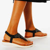 VanccyAnkle Strap Casual Elastic Fashion Sandals
